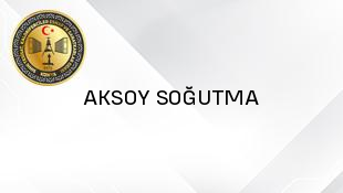 AKSOY SOĞUTMA